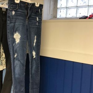 Hollister distressed jeans